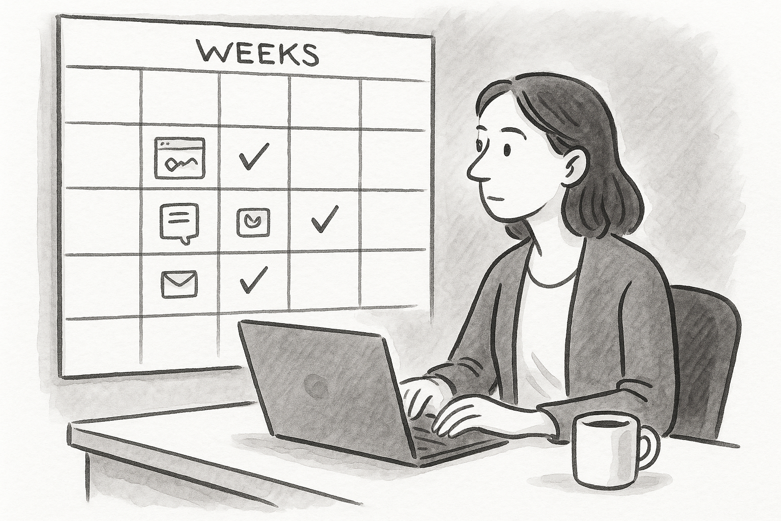 What to Track in Your Life-in-Weeks Grid (If You Want to Ship)